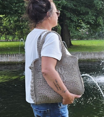 Strandtasche aus raffia - strandtasche,