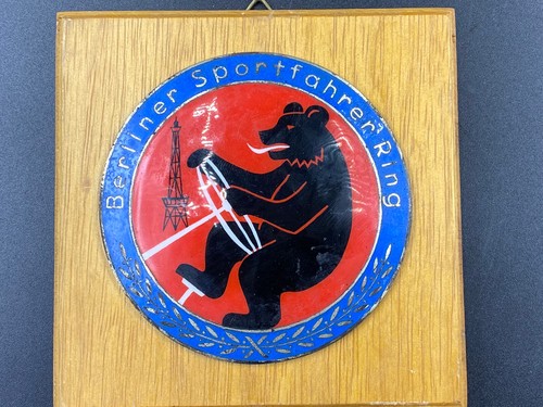 Seltene oldtimer plakette bär - plakette,