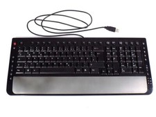 Delux K5108 QWERTZ USB Multimedia Tastatur Schwarz German Keyboard Deutsch Black