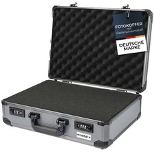 HMF Waffenkoffer Transportkoffer Fotokoffer 3er Zahlenschloss Pistolenkoffer