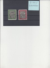 Bund BRD 1951  MiNr. 139 - 140 gestempelt Lübeck; B-Ware mit Zahnfehler