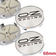 4x 68mm Für OZ RACING Chrom