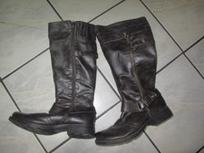 Gebrauchte Damen Leder Stiefel