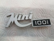 Austin Mini Van Clubman Innocenti Cooper grille badge "1001" Schriftzug Logo NOS
