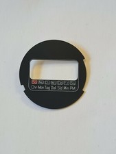 Zifferblatt Ruhla  Digital Quarz LCD matt-schwarz  für Kaliber 16-01  Neu