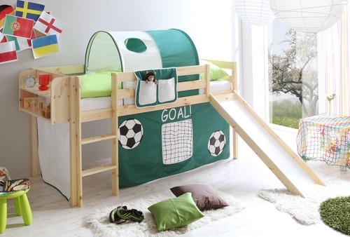 Hochbett mit rutsche - hochbett,