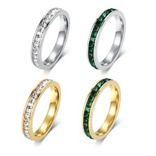 Damen Mädchen Ring 4 mm Breit