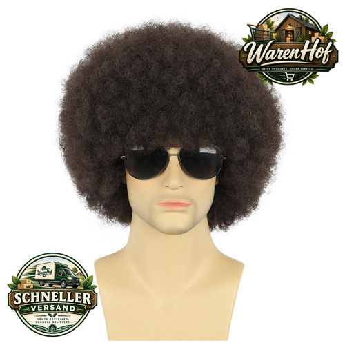 Lockige perücke afro 70er - lockige,