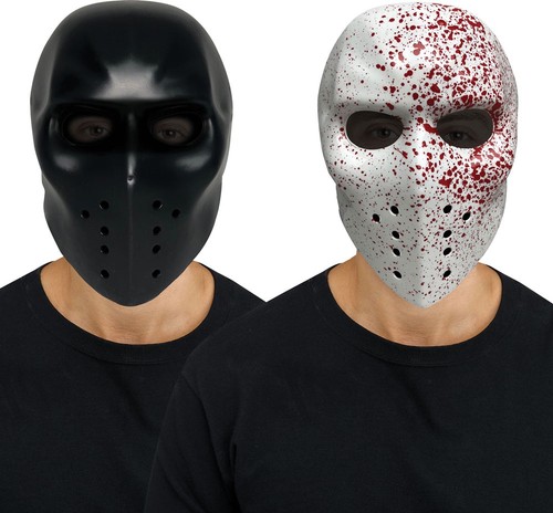 Punisher hockey maske - maske, schwarz