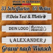 Zollstock personalisiert mit