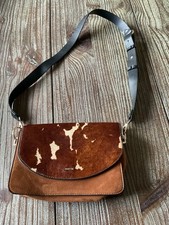 Handtasche damen  leder Kuhfell Optik