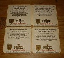 4 First Bierdeckel aus dem