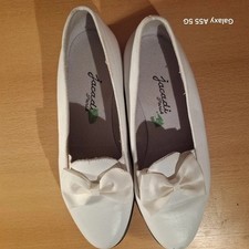 Pumps weiss, Balerina, made in