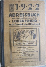 Adressbuch von 1922