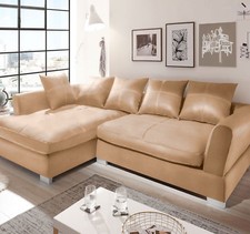 Design Couchgarnitur Beige
