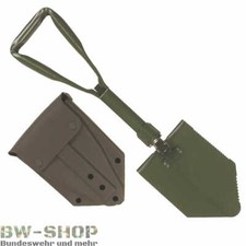 BUNDESWEHR KLAPPSPATEN NEU BW SPATEN FELDSPATEN DREIFACHSPATEN MIT TASCHE OLIV