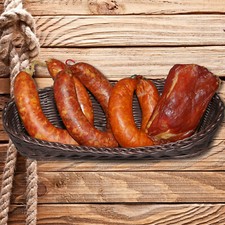 Probierpaket Rohwurst - Schinkenspeck, Kümmelwurst, Krautwurst, Knoblauchwurst