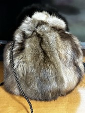 Zobel Pelz Tasche Beuteltasche