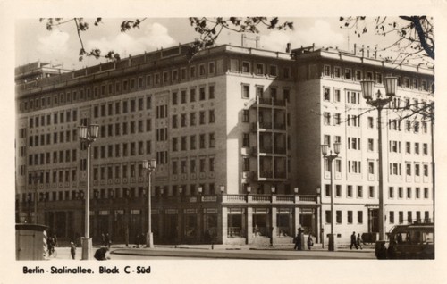 Berlin stalinallee block - stalinallee,,