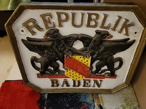 Grenzschild baden aus - grenzschild,