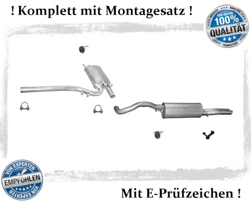 Auspuffanlage für audi - audi, a4