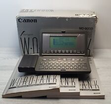 Canon MD-8000 Word Tank Multilingual Intelligent Dictionary Boxed + Travel Card