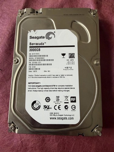 Seagate barracuda zoll - 3,5, 3tb