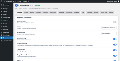Consenta wordpress cookie - wordpress,