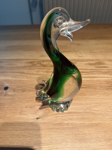 Murano style glas - ente, vogel