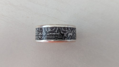 Zebra 925er silber ring - zebra,