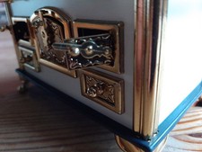 Puppenstube Küchenofen Massiv Metall Rustikal Anrik