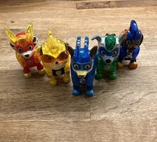 5x Paw Patrol Kids Charged Up Hero Pups Figures Light Up BadgePaw Konvolut