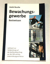 F00 Busche, Bewachungsgewerbe Basiswissen Sachkundeprüfung IHK neuwertig