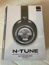 Monster Cable NTune MATTE MILITARY GREEN On-Ear Headphones NEU und versiegelt