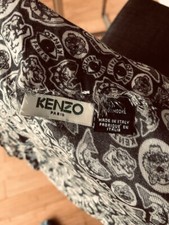 Orig. Kenzo - Sehr Edel - Schwarz/Weiss Damen Herren Logo Tiger Print- Wie NEU