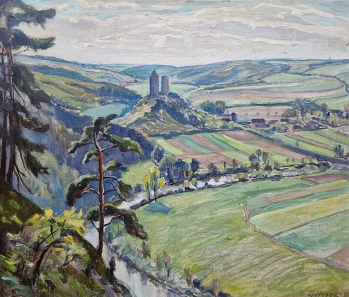 Traumhaftes gemälde burg - traumhaftes,