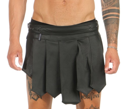 Gladiator rock kilt echt leder - kilt,