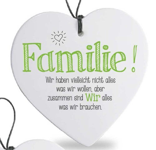 Herz mit spruch familie - mit,