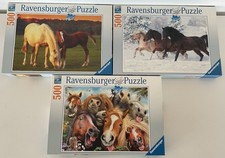 3 Ravensburger Puzzle Pferde