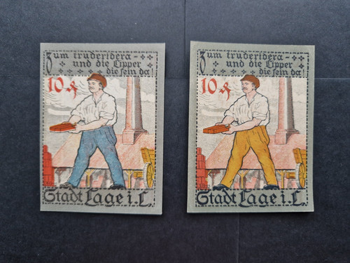 757 notgeldscheine 10 - 757.1a,