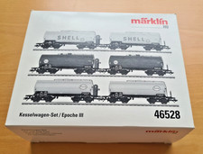 MÄRKLIN H0 46528 Kesselwagen Set Epoche III nur Vitrine OVP