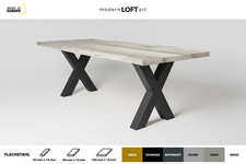 2x TISCHBEINE TISCHGESTELL