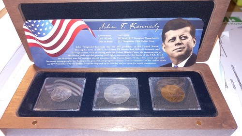 John kennedy münzset 3 - john, f.