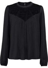 Shirt mit Spitze Gr. 40/42