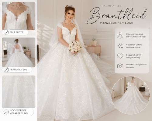 Handgearbeitetes brautkleid - handgearbeitetes,