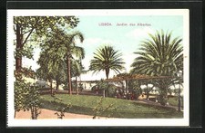 Lisboa, Jardim das Albertas, Ansichtskarte 