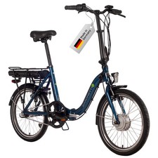 SAXONETTE E Bike Klapprad 20 Zoll mit Rücktrittbremse und Nabenschaltung 374WH