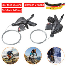 2x Fahrrad Schalthebel Altus MTB für Shimano 3x7/8/9fach 21/24/27 Gang Schaltung