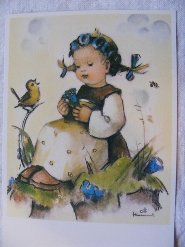 Postkarte ansichtskarte hummel - postkarte,