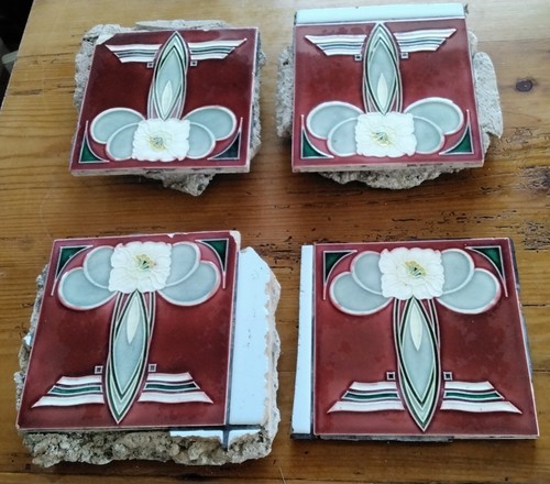 Antike fliesen jugendstil - fliesen,